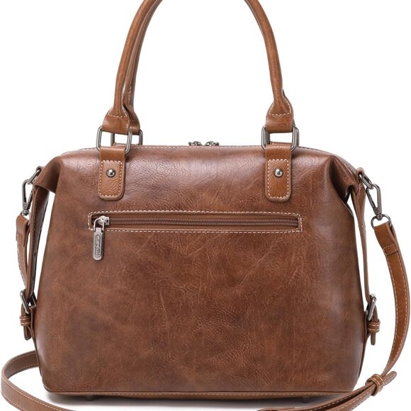 Wrangler Doctor Bag Top Handle Purse Hobo Shoulder Barrel Satchel Handbags for W - Picture 5 of 6